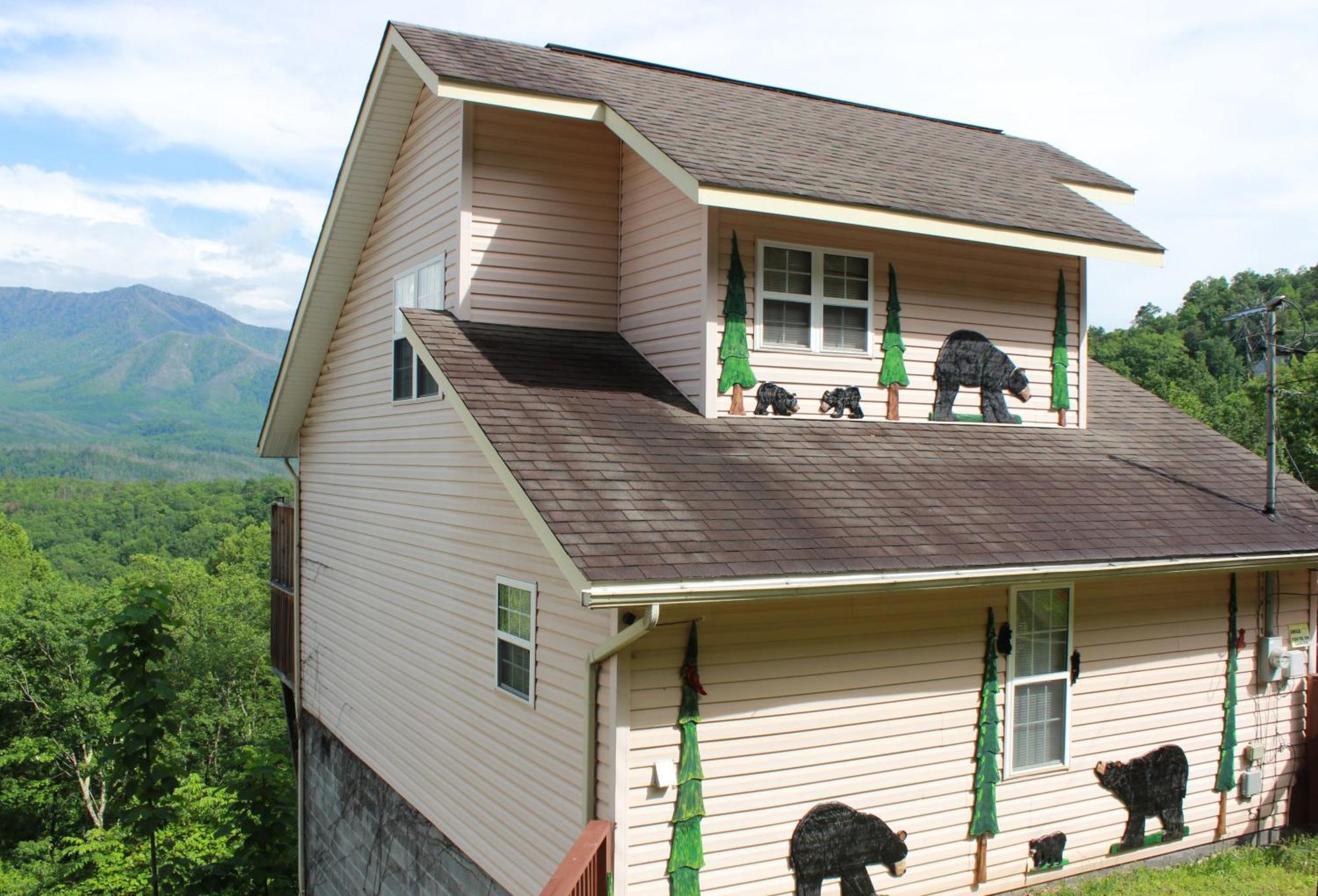 Heavenly View - Bear Themed Cabin, Hottub, Dog-Friendly, Near Gatlinburg Exteriör bild